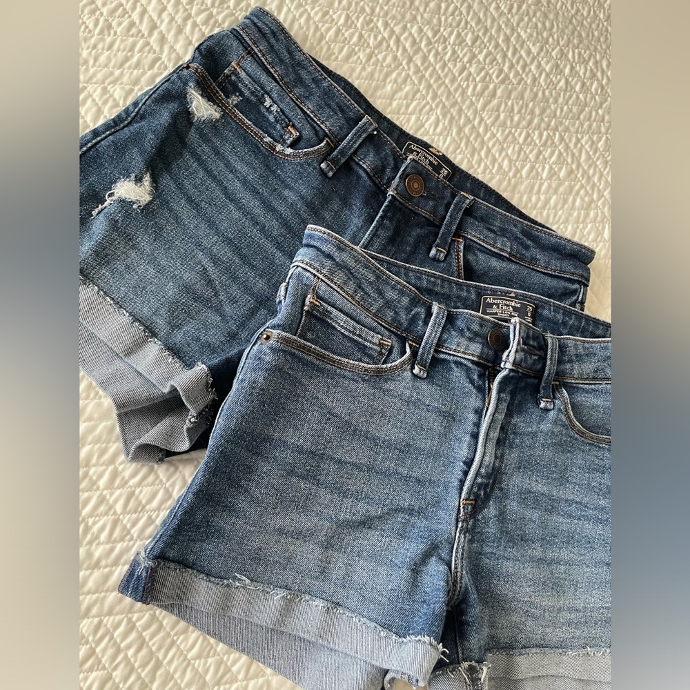 A&F low rise shorts